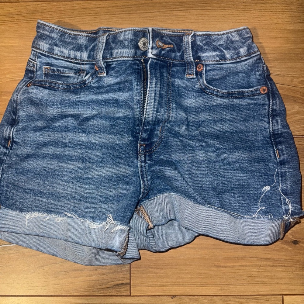 American Eagle Outfitters Dark Blue Jean Shorts